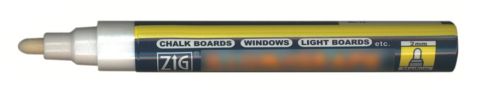 [43606023] KRIJTMARKER KLEINE WITTE RONDE PUNT 2 MM