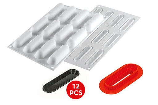 [51657470] MOULE SILIKOMART FINGERS 30 80X22 H22MM +TRAYS +CUTTER
