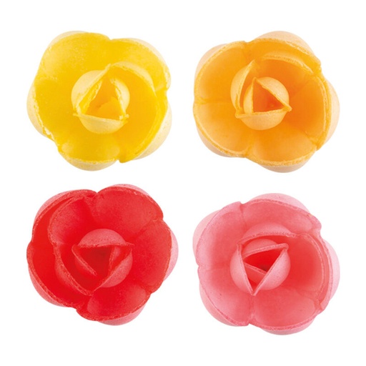 [08034311] + 1049013 ASSORTIMENT ROSES ILLYS 4CM 100PCES