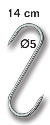 [50403233] FISCHER RVS HAAK 14CM ⌀ 5 MAXIMAAL GEWICHT 60KG