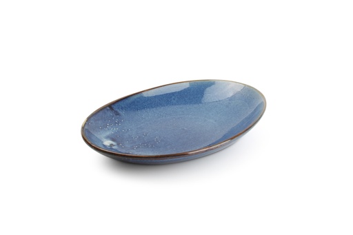 [74500512] F2D NOVA BLUE ASSIETTE CREUSE 30X21XH3.7/5.5CM - 604108