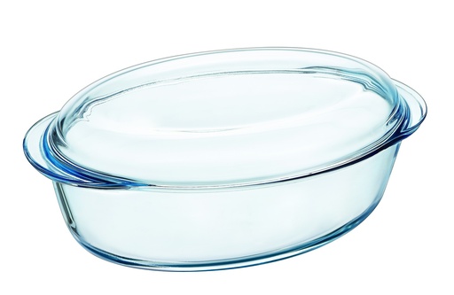 [57661171] PYREX CLASSIC OVAL COCOTTE 33X19CM 3.0L+1.5L BOROSILICATE -40+300°