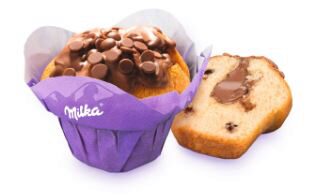 [02020740] B & B 29339 BAKED MUFFIN WITH MILKA FILLING 36X110GR