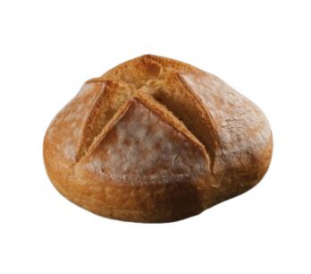 [02040925] DELIFRANCE 74454 GIOTTO AUREA Ø13CM KLEIN ROND BROOD GEKOOKT OP DE VLOER PAC 26X120GR