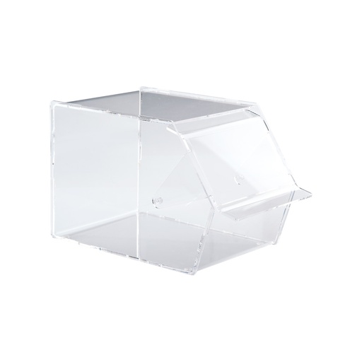 [54418792] PRESENTOIR PORTE CUILLERE ALLONGETRANSPARENT 27X18.5 - HT 19CM
