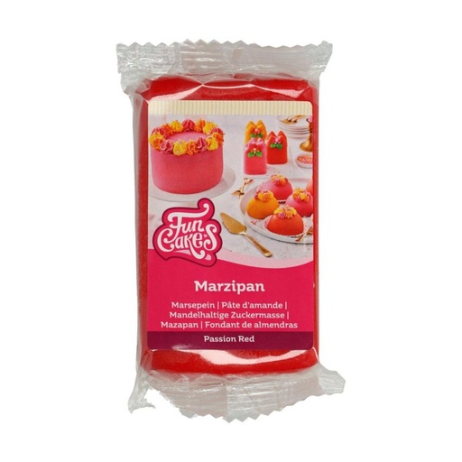 [70407440] FUNCAKES MARZIPAN ALMOND PASTE 20% RED 250GR