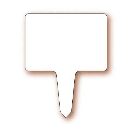 [70407883] 6.7X10CM WHITE LABEL WITH STICK PACK OF 10PCS