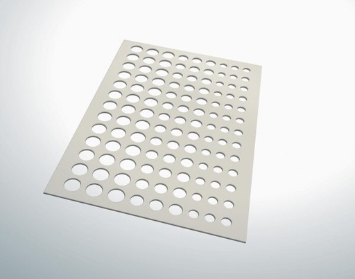 [08056279] 010706 PCB-SJABLOON VOOR RONDE Ø 2 CM, Ø 2,7 CM EN Ø 3,4 CM - 117 AFDRUKKEN 1 STUK ***S/CD***