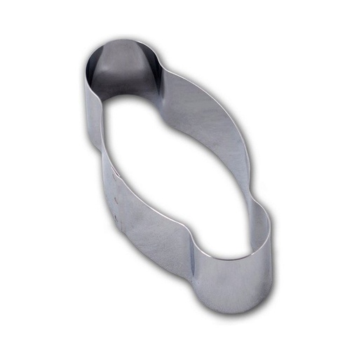 [51712243] COUGNOLS CIRCLE IN STAINLESS STEEL 18 X7 CM H 3.2