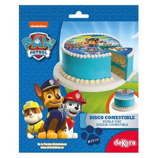 [08041275] PAW PATROL 20CM WAFER DISC