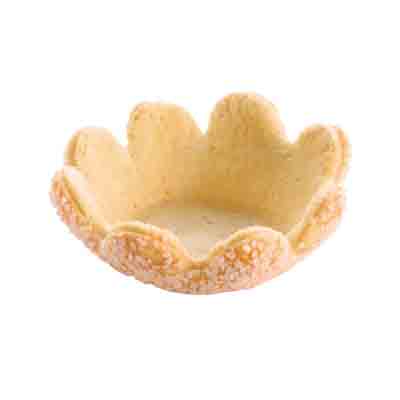 [04030205] PIDY TULIPE FEUILLETEE SUCREE Ø 9CM H2.5CM 36 PCES