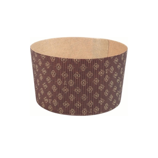 [25101177] MOULE A PANETTONE PAPIER RENFORCE Ø17CM HT11CM 45PCS
