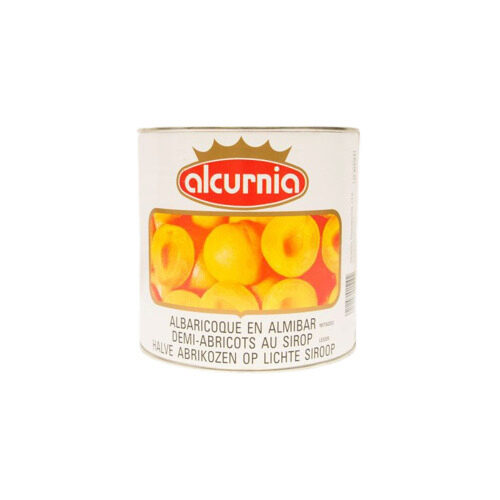 [01010015] HALF APRICOT IN SYRUP ALCURNIA 3KG = BOX