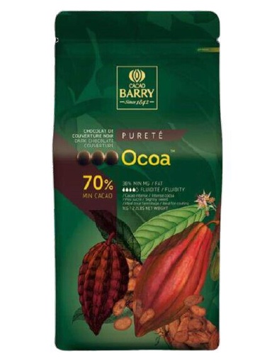 [05100840] BARRY CHD-N70OCOA-804 OCOA BLACK 70% IN CALLETS BULK 20KG