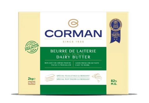 [05010175] CORMAN 26850301 BEURRE DE LAITERIE FEUILLETAGE& CROISSANT 5 X 2 KG 
