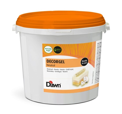 [03040324] DAWN DECORGEL NEUTRAL COLD GLAZE 3KG