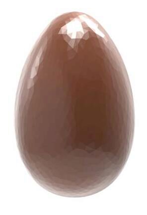 [70410309] CHOCOLADEVORM EI FACETTE 86,5 MM CW191013,5X27,5CM * 2X3 *94,5GR