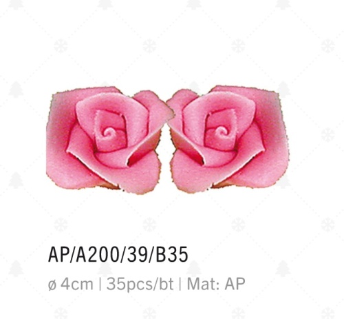 [08020614] MARSEPEIN ROZEN ROZE 5 BLOEMBLADEREN 4CM 35 STUKS