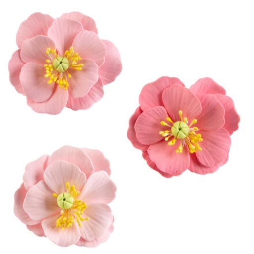 [08030918] 1066054 ASSORTMENT OF SPRING FLOWERS 4.5CM 25PCS