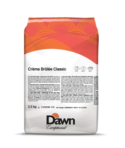 [03050134] DAWN MIX CREME BRULEE 2 X 2,5KG
