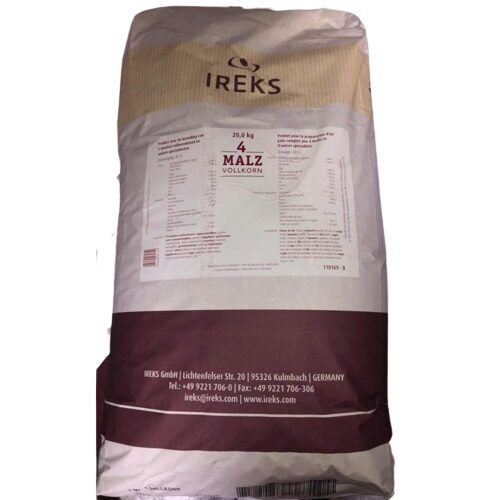 [05100734] IREKS 4 MALZ VOLLKORN MIX 20% VOOR VOLKORENBROOD 20KG
