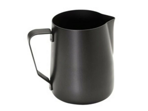 [60250982] MELKKAN - ROOMKAN *ZWART* 60CL DIAM 9CM HT 11CM ROESTVRIJ STAAL 18/8