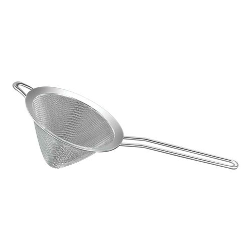 [55071352] INOX CONICAL SAUCE/POINT STRAINER 18/10 DIAM 8CM METALLIC CANVAS