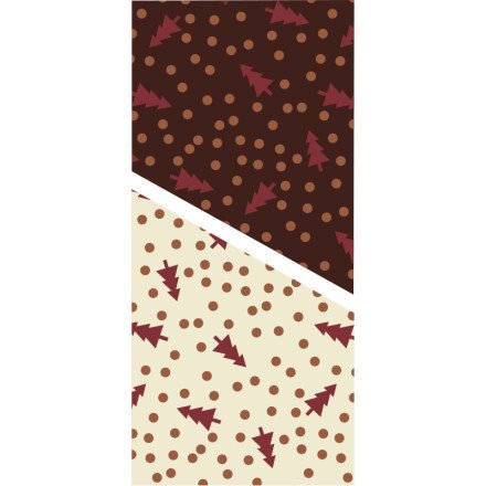 [08054688] 2046153 TRANSFER METALLIC TREES 30X40CM 30PCS ***S/CDE***