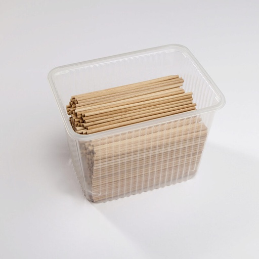 [70410635] HOUTEN STOKJES VOOR LOLLIES +/-500 STUKS 13,5CM