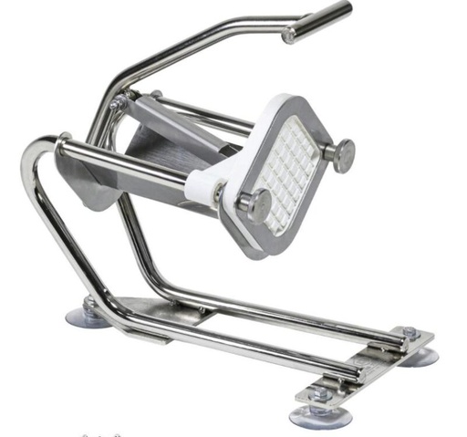 [54902400] MEDIUM COMPACT PRO ROESTVRIJSTALEN FRIETSNIJDER MET 10MM MESGRILL + DUWER