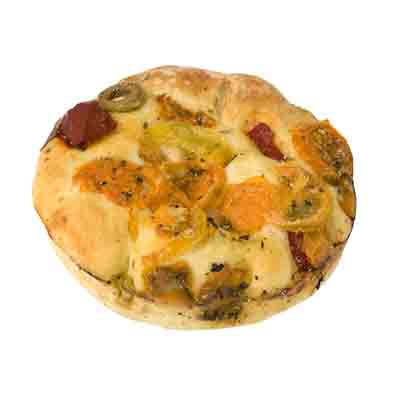 [02040228] L40 RONDE FOCACCIA MEDITERRANEA 55 X 100GR = DOOS