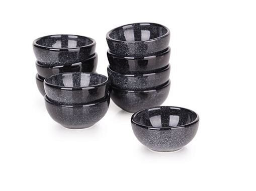 [60251293] C&T MINI BOL GRANITE BLACK 5.6XH2.6CM