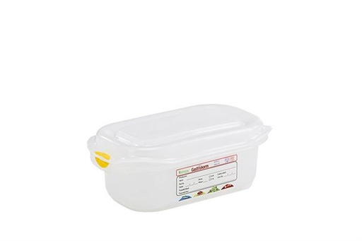 [57663436] GASTRONOX BLIK 1/9-65MM 0.6L DEKSEL EN CLIPS
