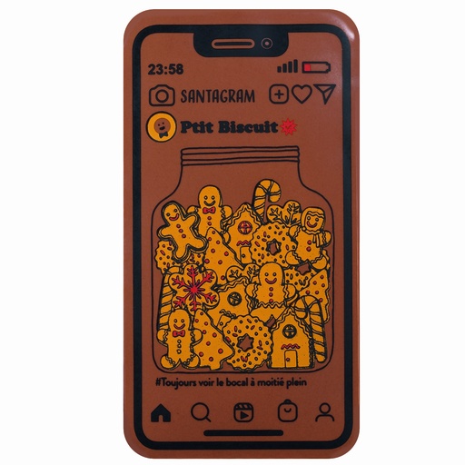 [08058189] 088069 PCB-BEDRUKT VEL P'TIT BISCUIT VOOR SMARTPHONE 11.6X6.1CM 12 STUKS ***S/CDE***