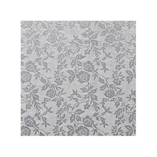 [08075445] 1030354 SQUARE PLATE 35X35CM SILVER