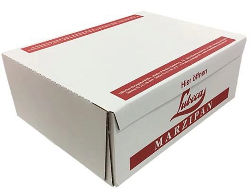 [03030811] BAKING MARZIPAN 52% ALMONDS LUBECA 12.5KG 014 015