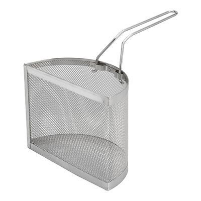 [55042351] 22CM STAINLESS STEEL COLANDER FINE MESH 1/2 ROUND FOR 24CM POT