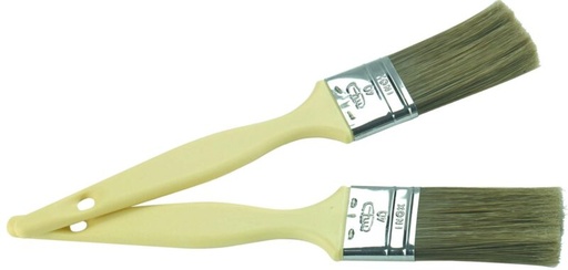 [70410572] MF PINCEAU PLAT A DORER 30MM MANCHE PLASTIQUE"OREL EFFILE"