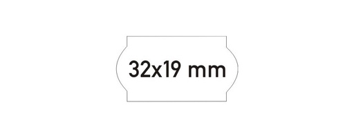 [60180066] ETIQUETTE BLITZ BLANCHE 32X19MM POUR BLITZ L17BOITE DE 30 ROULEAUX DE 1000 ETIQUETTES