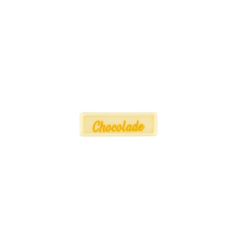 [08058398] 2002454 CHOCOLATE PLATE 3.8X1.2 CM 300PCS ***S/CDE***