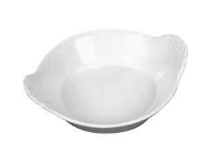 [54908505] C&T PLAT À OEUFS 12XH2CM PORCELAINE BLANCHE***SCDE***
