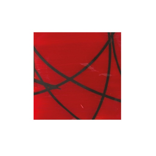 [08063183] 1034290 SQUARE RED BLOCK WITH BLACK AND WHITE CHOCOLATE LINE 3CM 264 PCES ***ON ORDER**