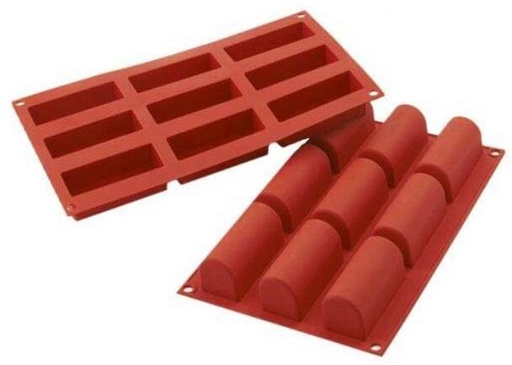 [57663838]  SILIKOMART SF130 VORM 9 STAMMEN 84X32 HT 35MM 83ML ANTI-AANBAK GN1/3 -50° TOT 250°