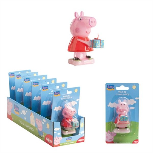 [08041687] PEPPA PIG 3D CANDLE 8CM