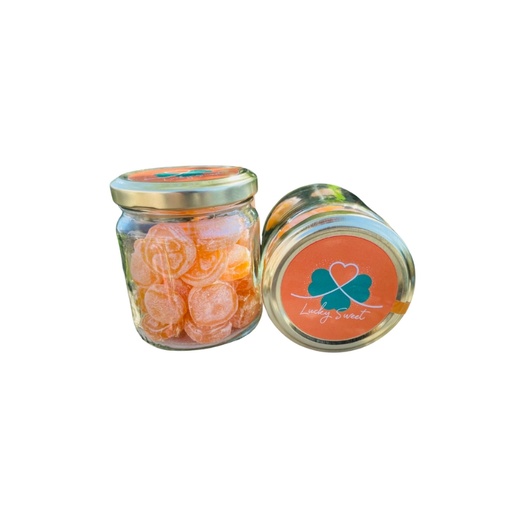 [14100638] LUCKY SWEET MANDARIJN SNOEP 130GR POT