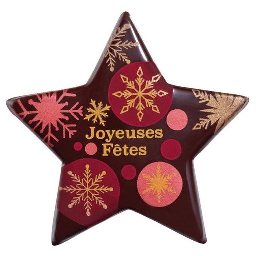 [08057284] 065100 PCB STARS CN CHRISTMAS MAGIC 6.3X6.1 CM 30PCS ***S/CD***