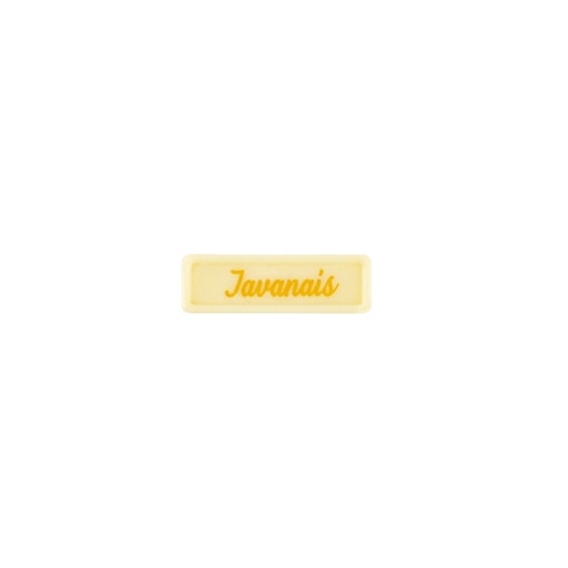 [08058400] 2002456 JAVAANSE PLAAT 3,8X1,2 CM 300 STUKS ***S/CDE***