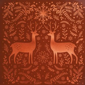 [08057502] 070324 PCB WINTER NATURE PRINT SHEETS FOR SQUARE CARDS AND BAGS 24PCES ***S/CD***