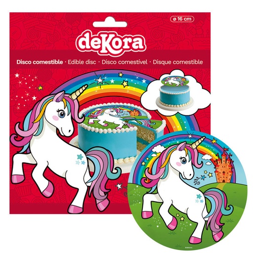 [08041501] 16CM UNICORN SUGAR DISC