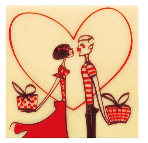 [08056404] 040178 PCB CARRÉS CB COEUR 4 CM 48PCES ***s/cd***